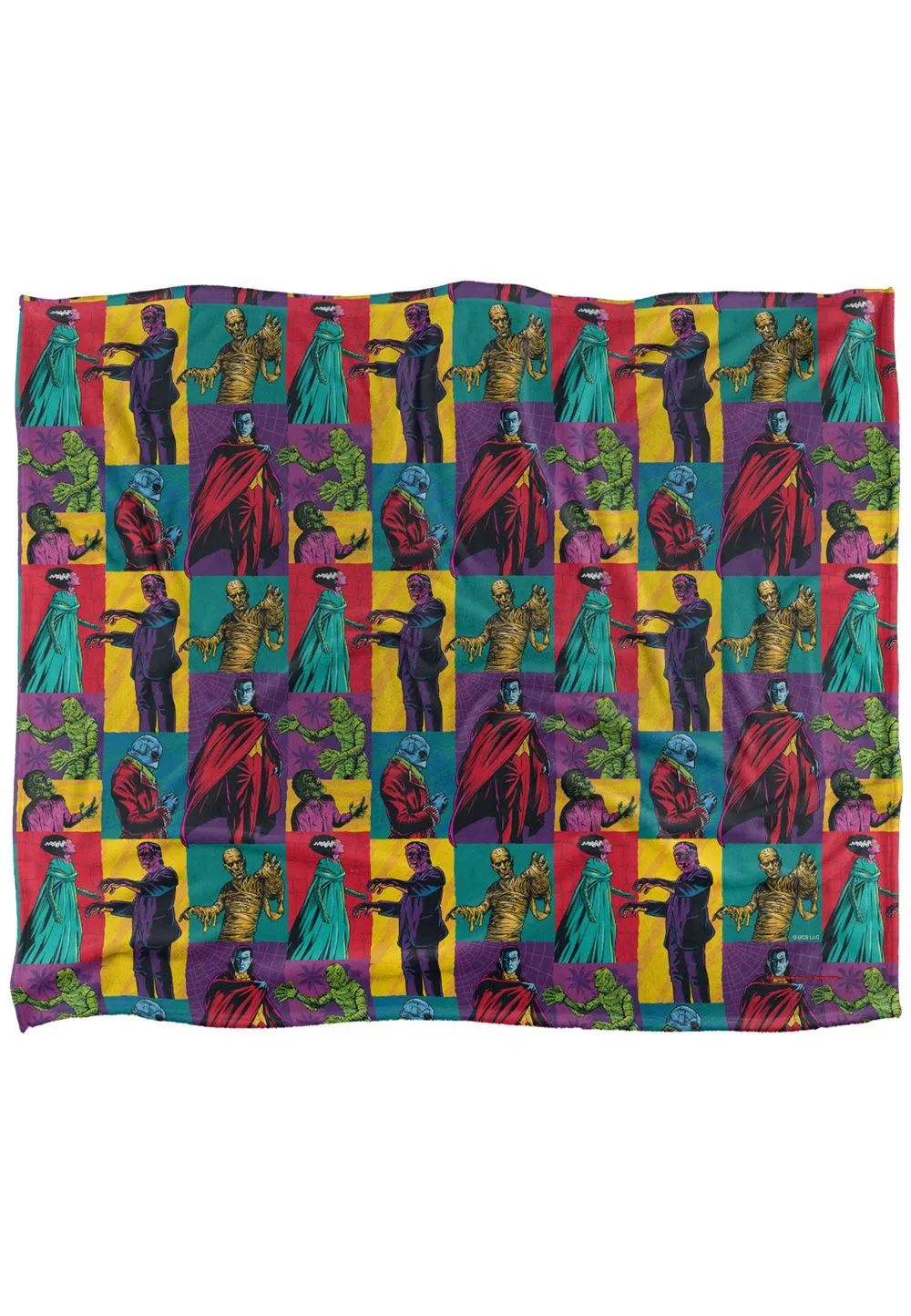 Universal Monsters Collage Silky Touch Blanket 152x127cm