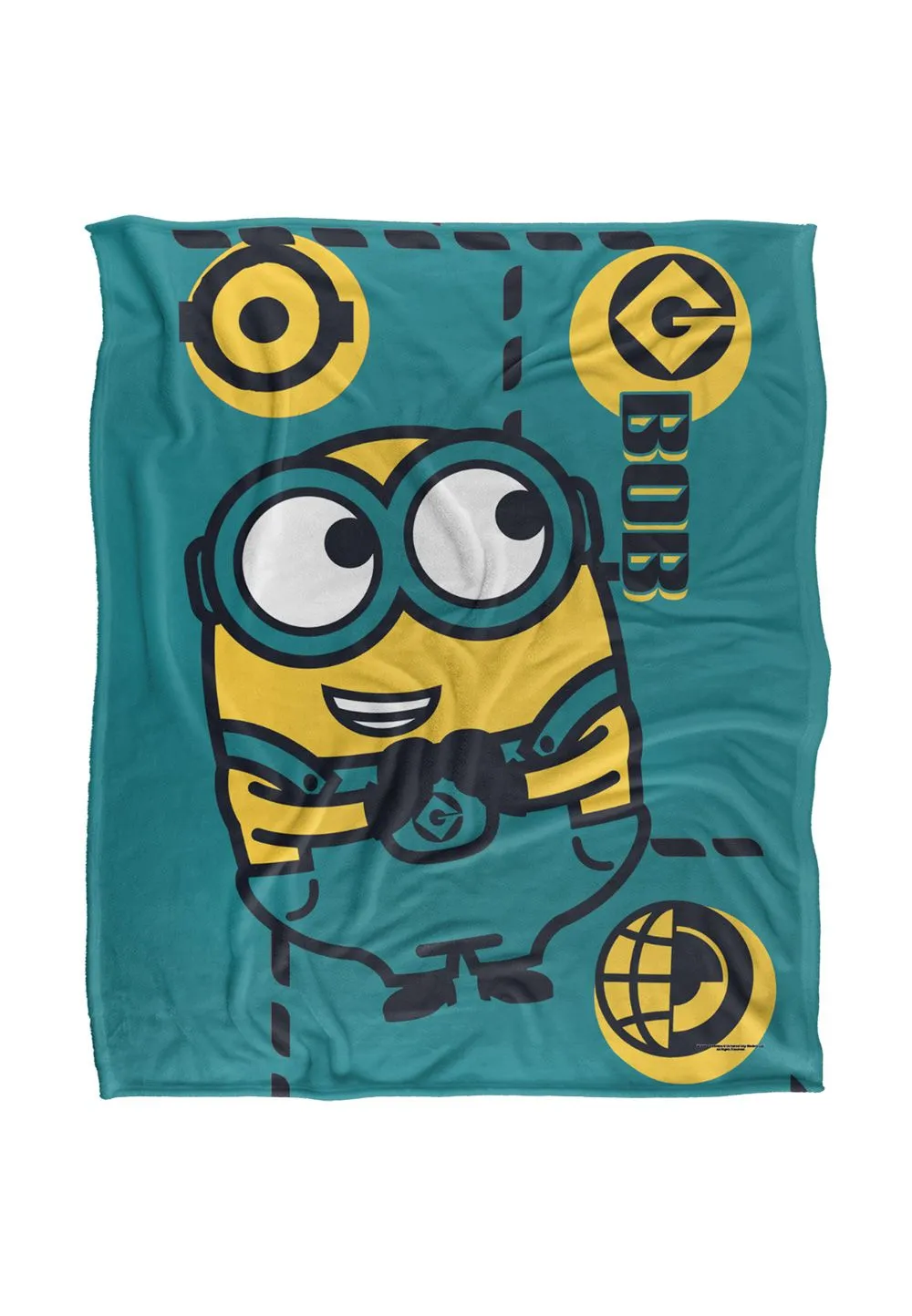 Minions Bob Green Silky Touch Blanket 152x127cm