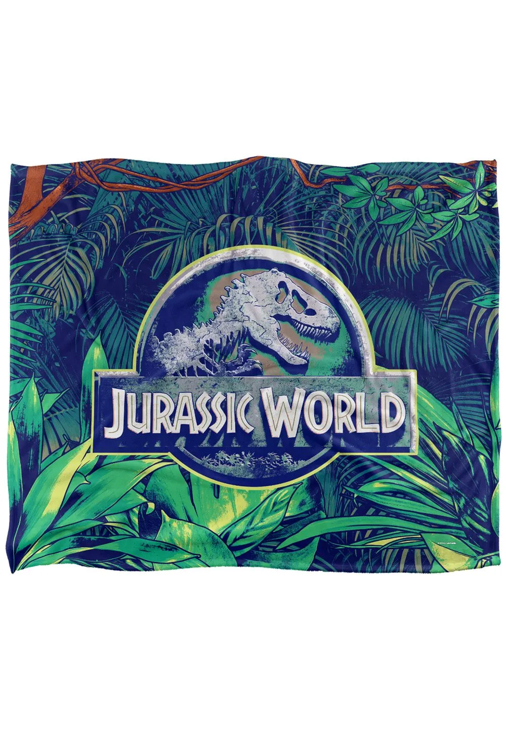 Jurassic World Jurassic World Jungle Logo Blanket 152x127cm
