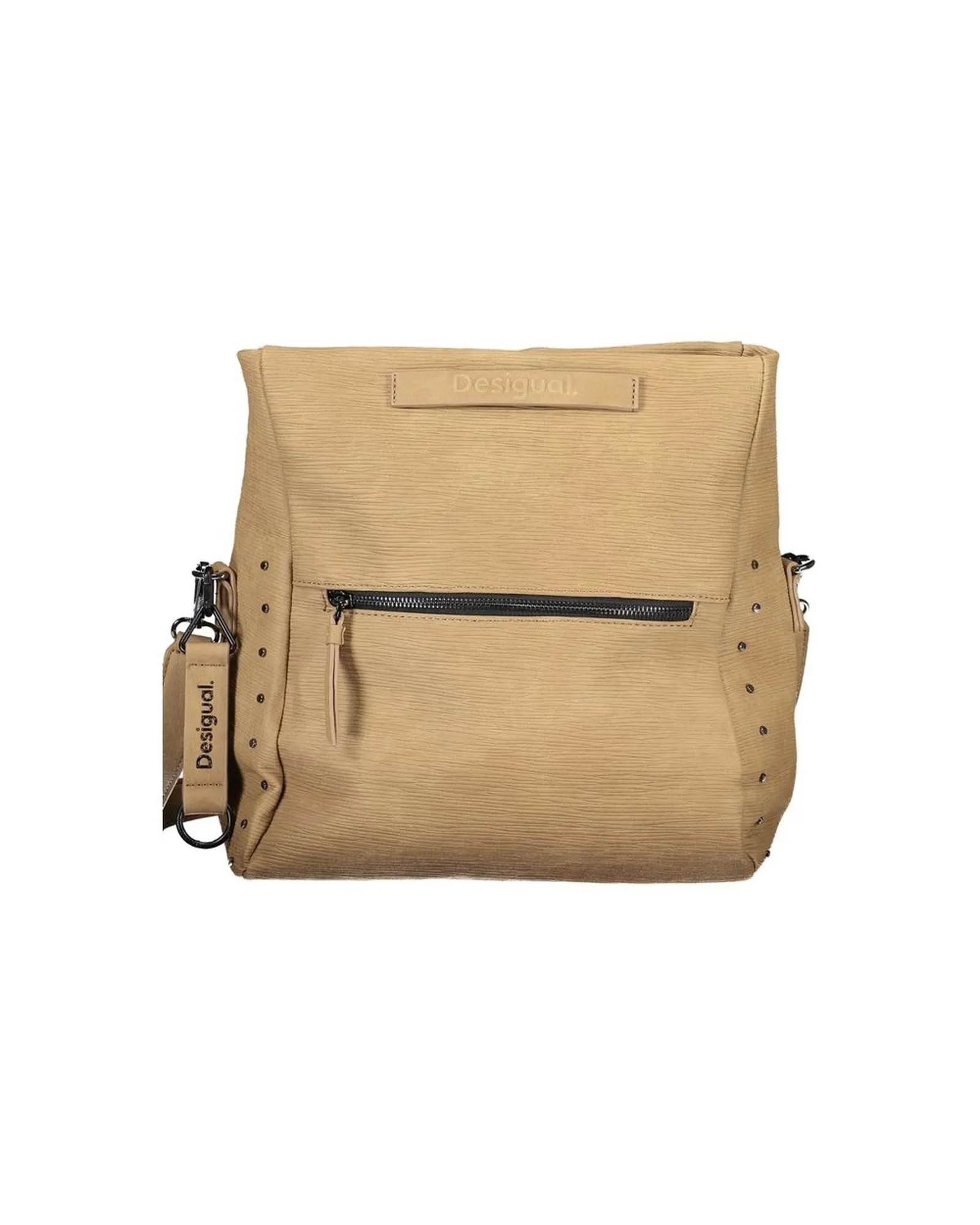 Handbag with Removable Shoulder Handles and Logo