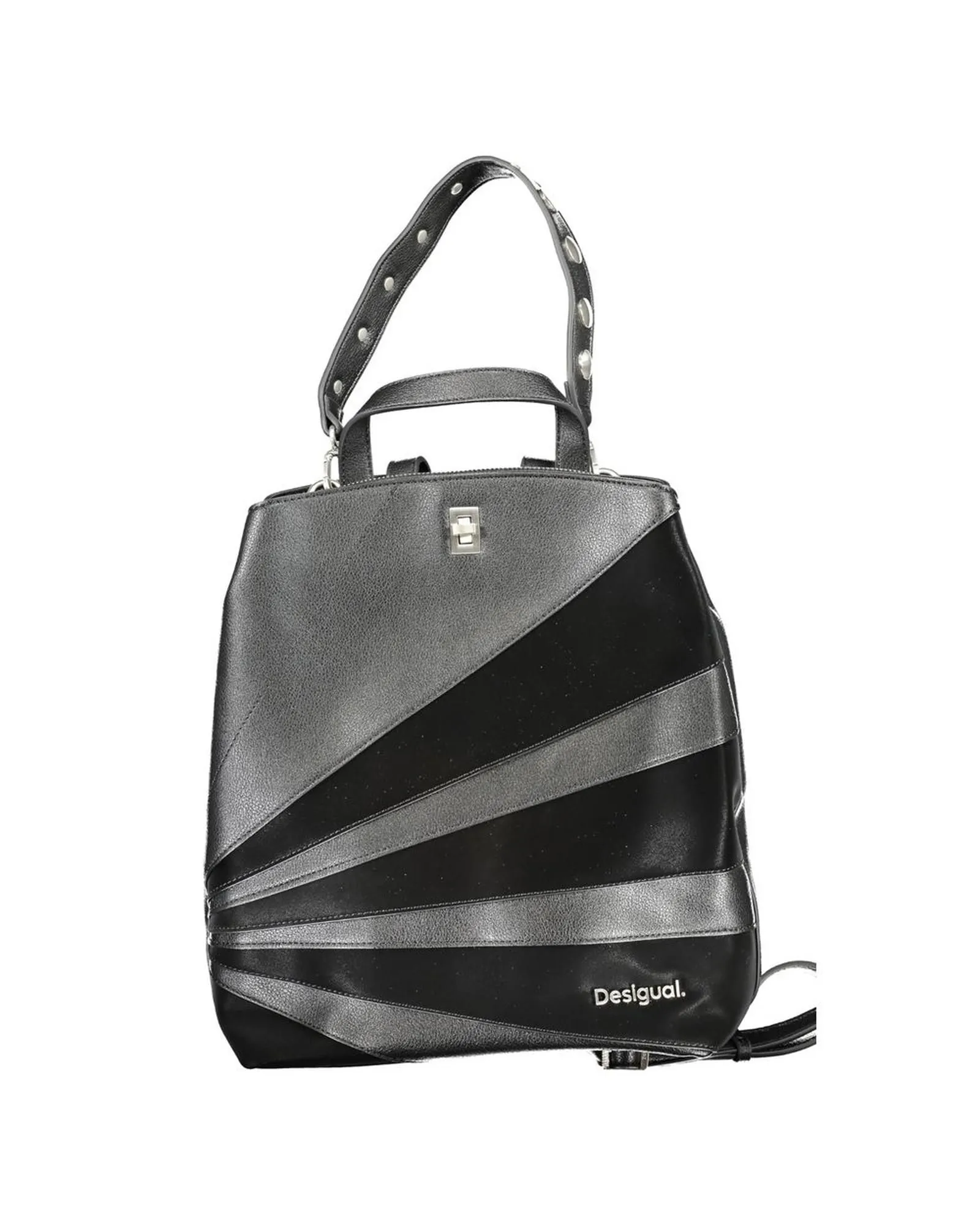 Polyethylene Backpack with Multiple Compartments and Zip Closure