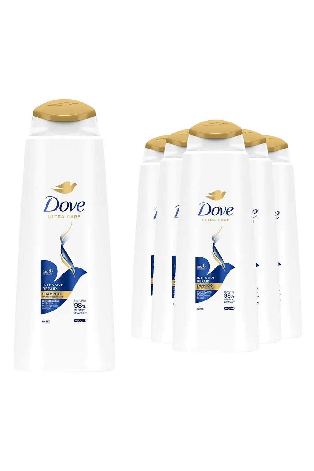 Nutritive 'Shampoo' Intensive Repair for Damaged Hair, 6x 400ml