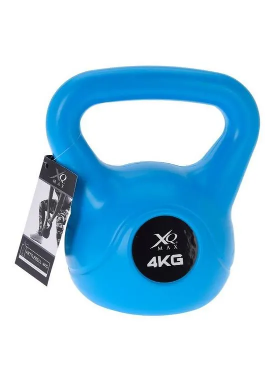 Non-Slip Kettlebell With Protective Vinyl Cover For Home Gym Fitness - 4kg