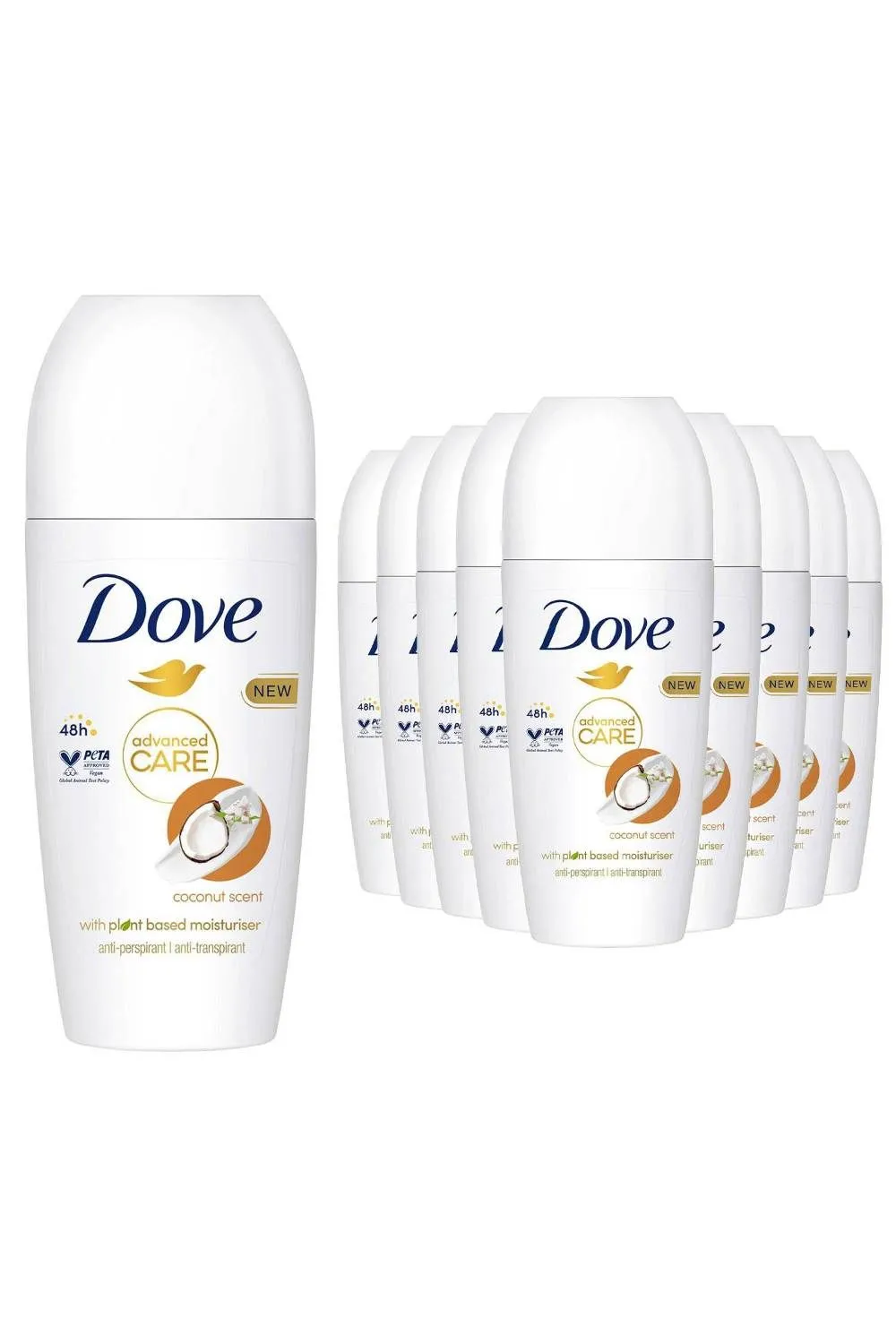 Dove Men+Care Roll On 'Antiperspirant' Deo 48H Protection, 12x 50ml