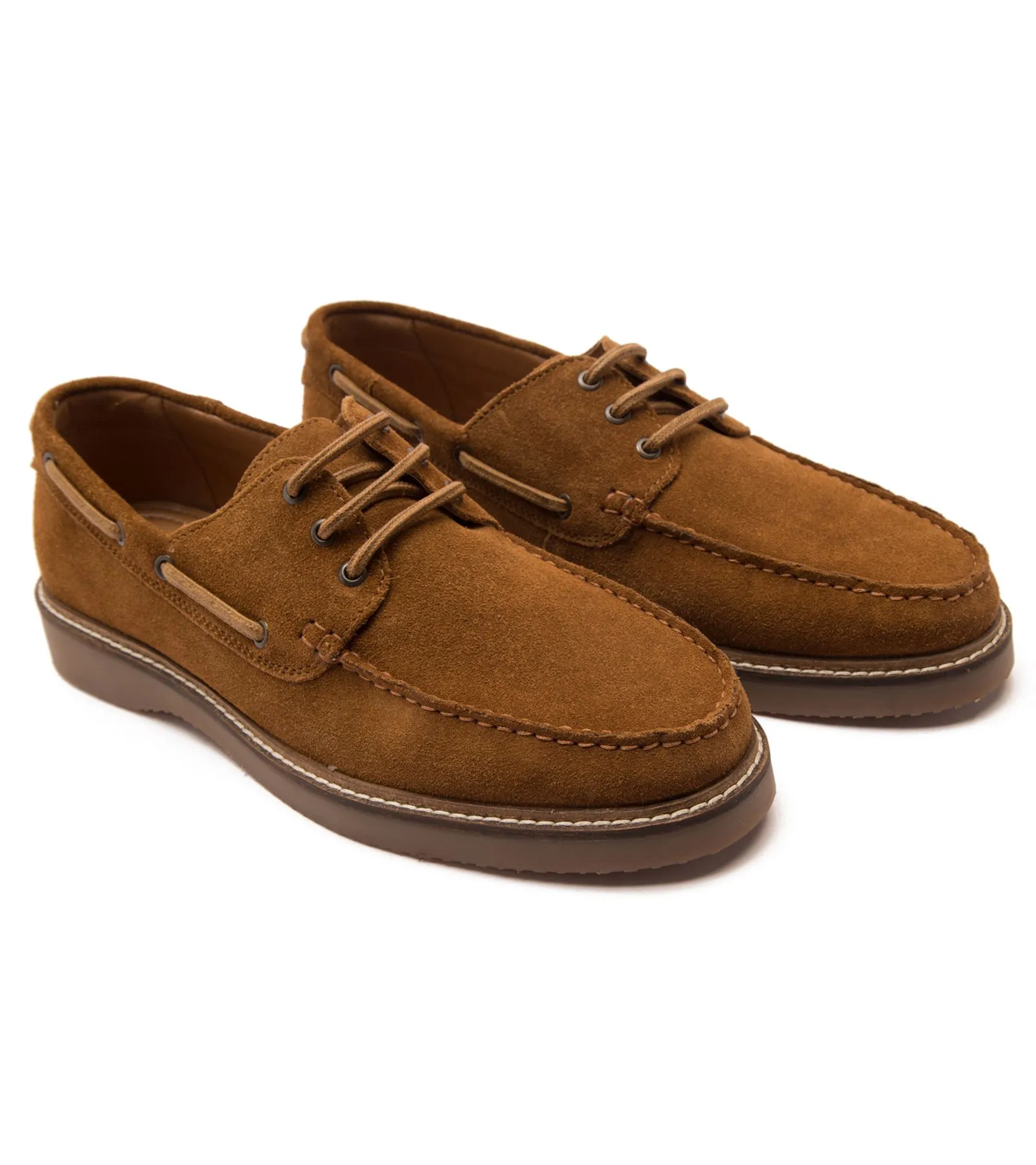 'Triggs' Suede Casual Lace-up Boat Shoes