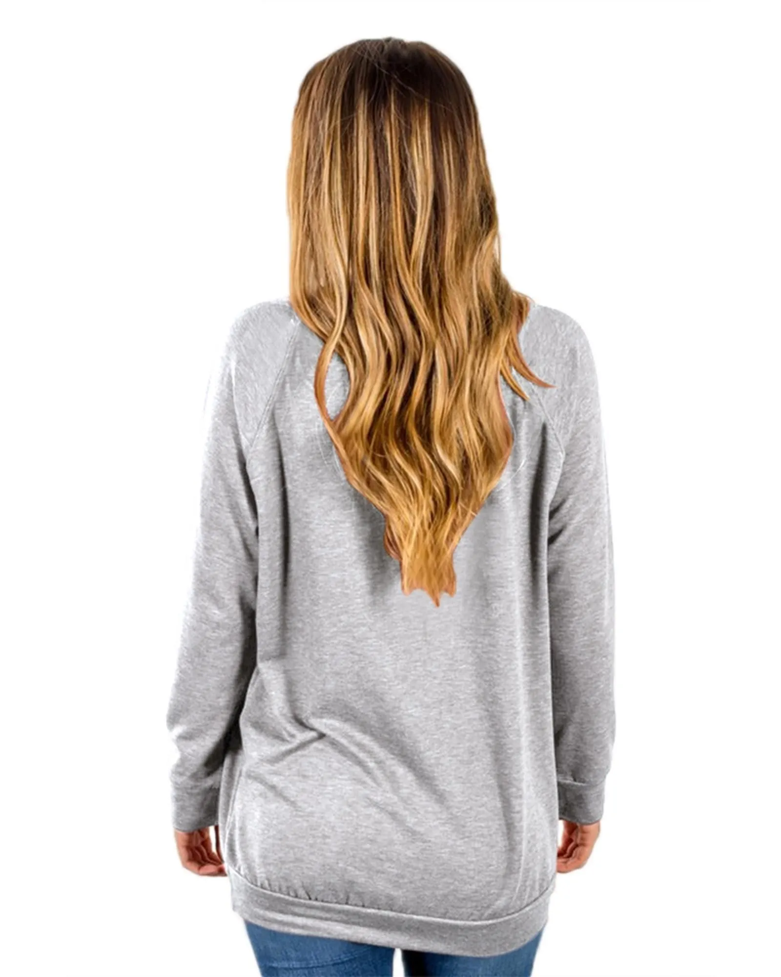 Contrast Stripes Pullover Sweatshirt