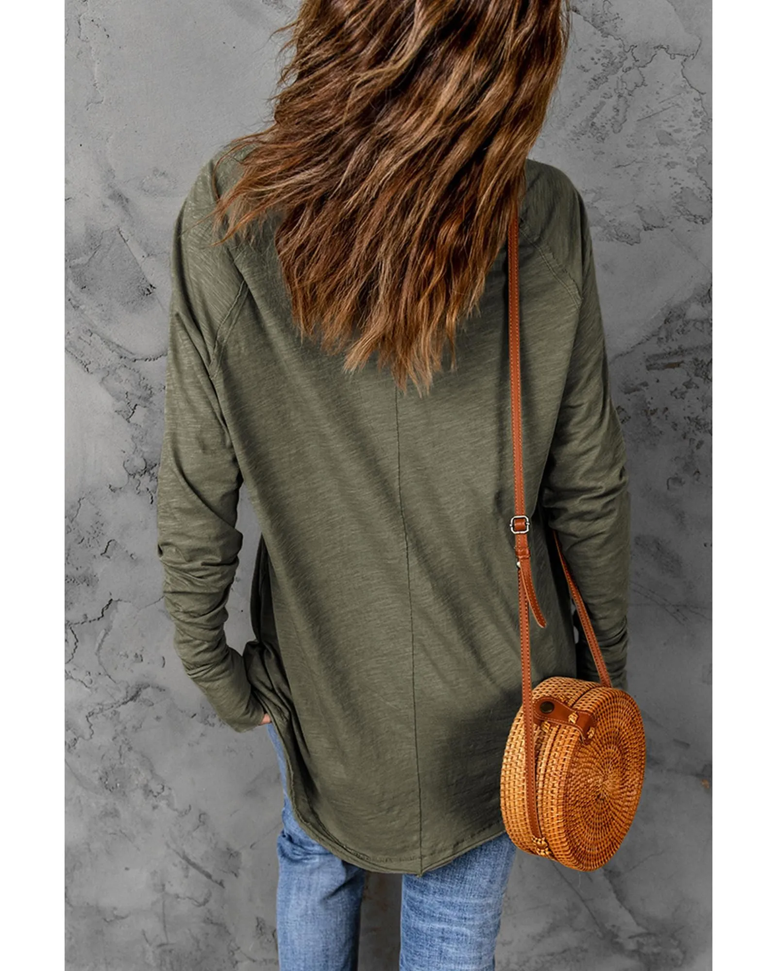 Long Sleeve Basic Casual Tops