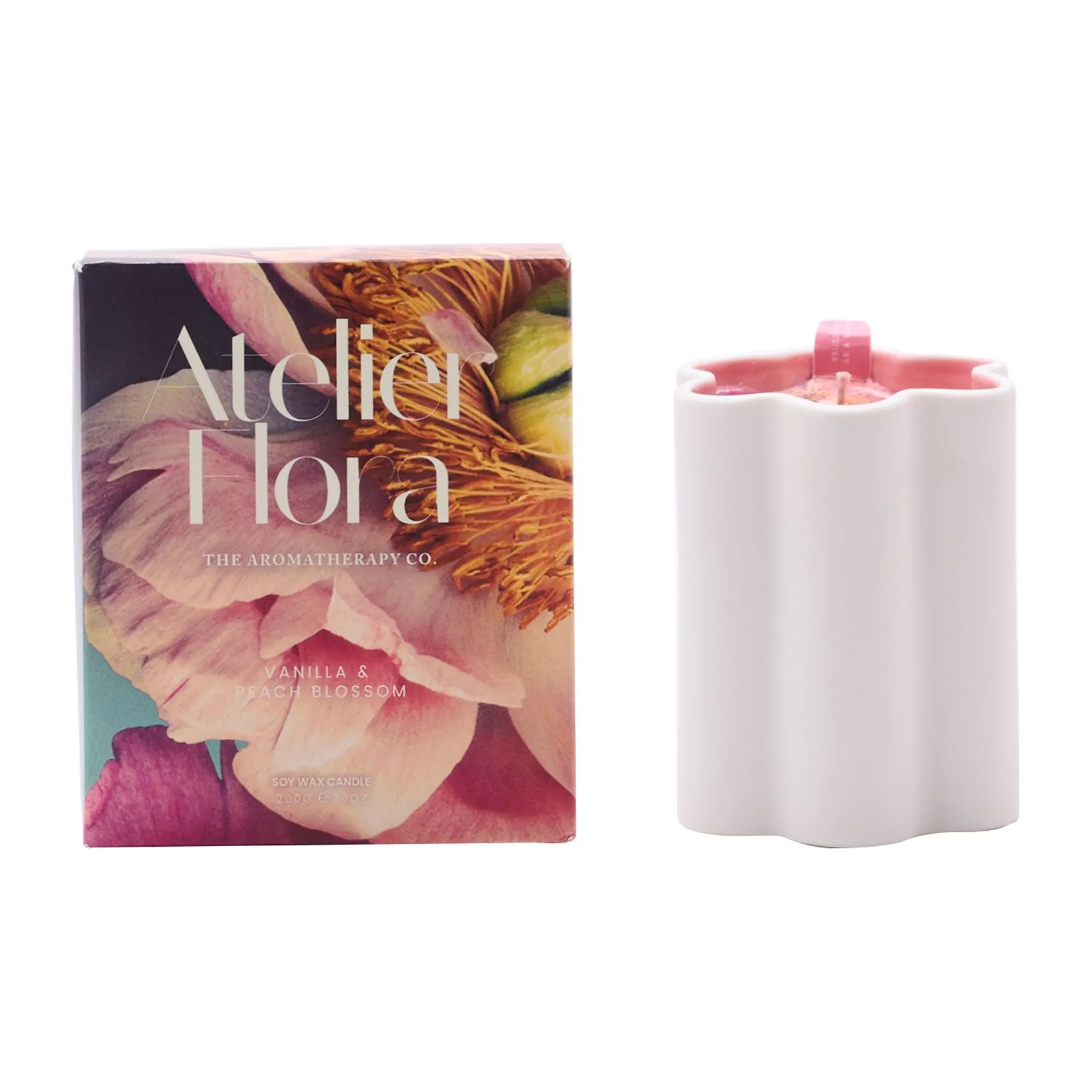 Atelier Flora 200g Candle - Vanilla & Peach Blossom