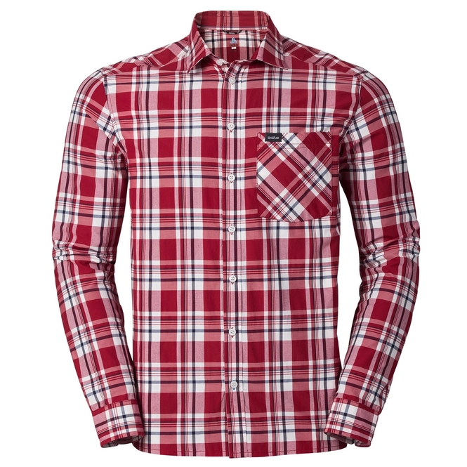 Shirt Odlo Mens Longsleeve Anmore Jester Red White