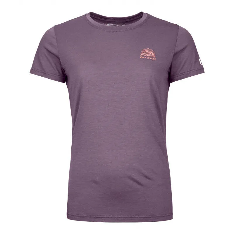 120 Cool Tec Mountain Stripe TS - Merino shirt - Women's
