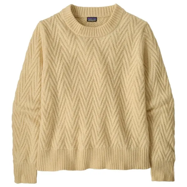 Women's Recycled Wool Crewneck Sweater - Wool jumper 105-3165