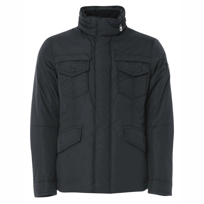 Winter Jacket Peuterey Stripes Oxf Blue