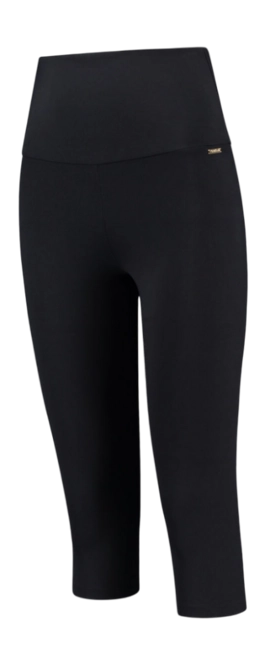 Leggings Deblon Women Capri Leggings High Waistband Black