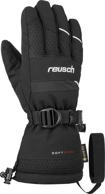Gloves Reusch Junior Maxim GTX Junior Black/ White