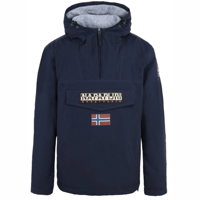 Winter Jacket Napapijri Rainforest Men Winter Blu Marine