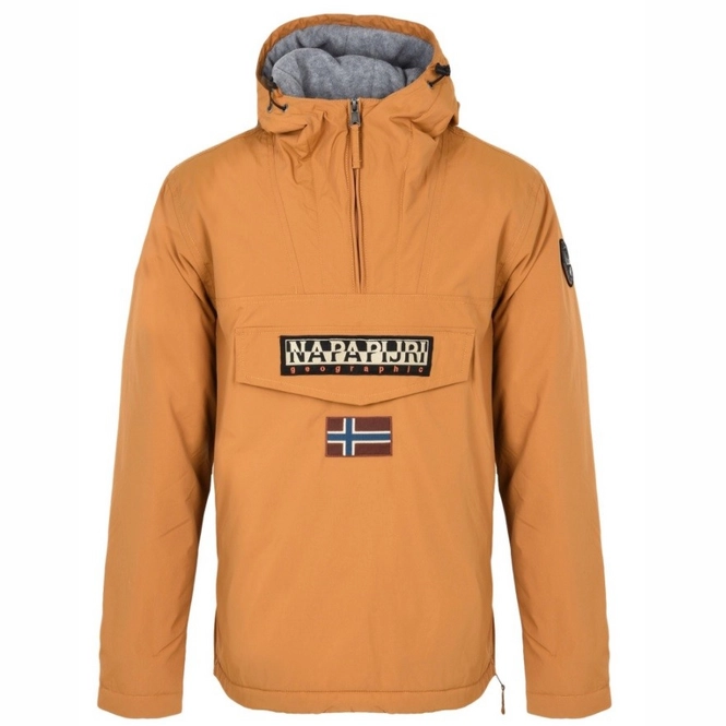 Winter Jacket Napapijri Rainforest Men Winter Yellow Ochre