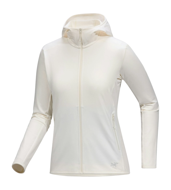 Zip Sweatshirt Arc'teryx Women Kyanite LT Hoody Arctic Silk