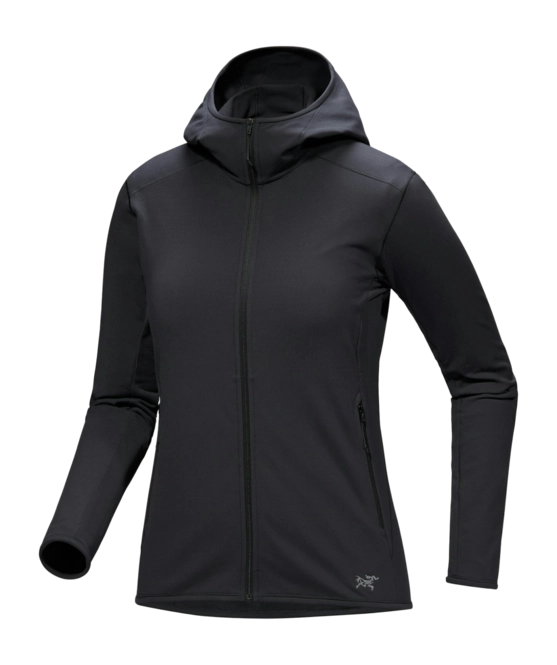 Zip Sweatshirt Arc'teryx Women Kyanite LT Hoody Black