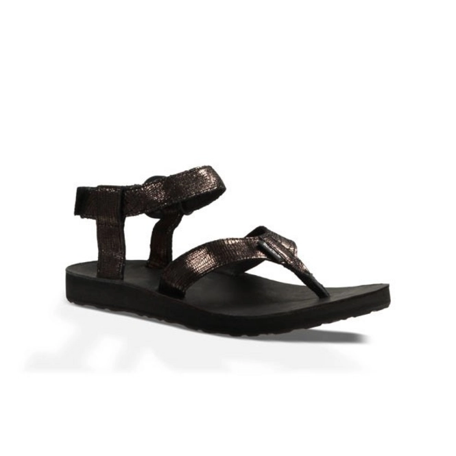 Sandal Teva Original Sandal Leather Metallic W Black