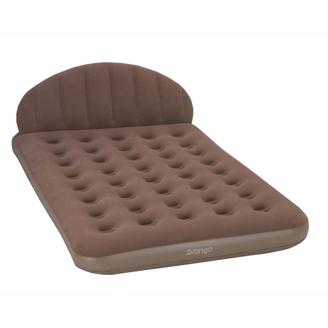 Air Mattress Vango Airhead Double Flocked Airbed Nutmeg