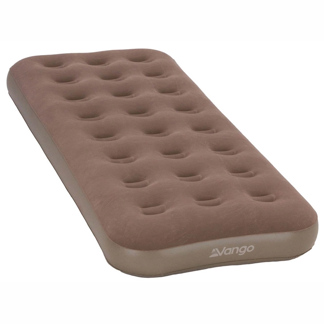 Air Mattress Vango Single Flocked Airbed Nutmeg