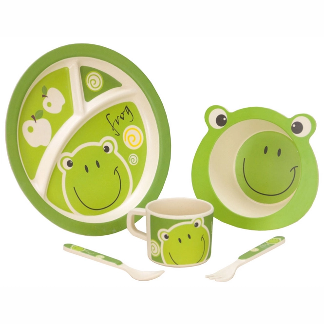 Table Set  Vango Bamboo Kids Set Bamboo Green