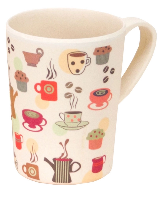 Travel Cup Vango Bamboo 350ml Mug Coffee Cup Print -