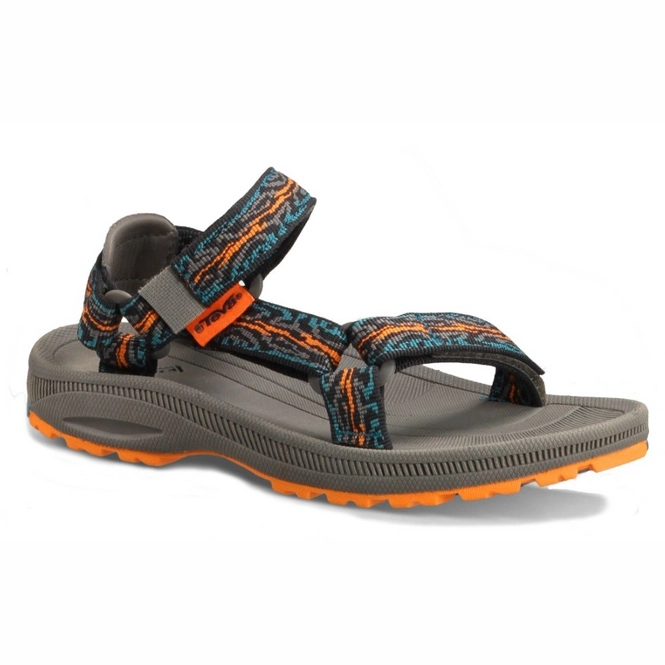 Sandals Teva Youth Hurricane 2 Wood Stripes Blue Kids