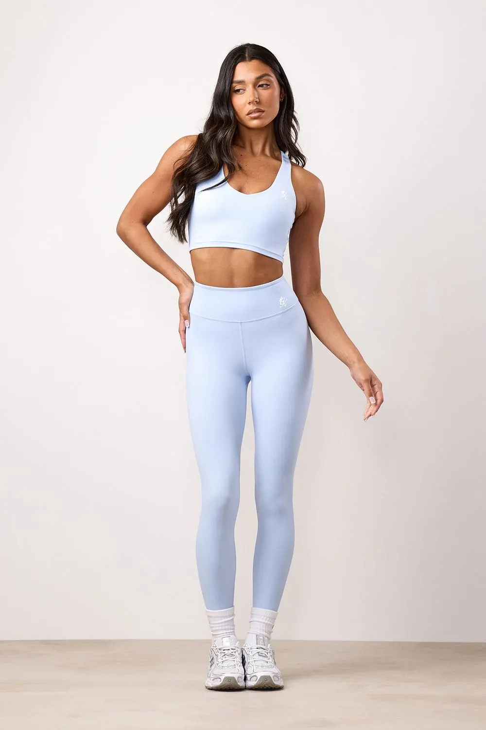 365 V-Neck Performance Sports Bra Blue