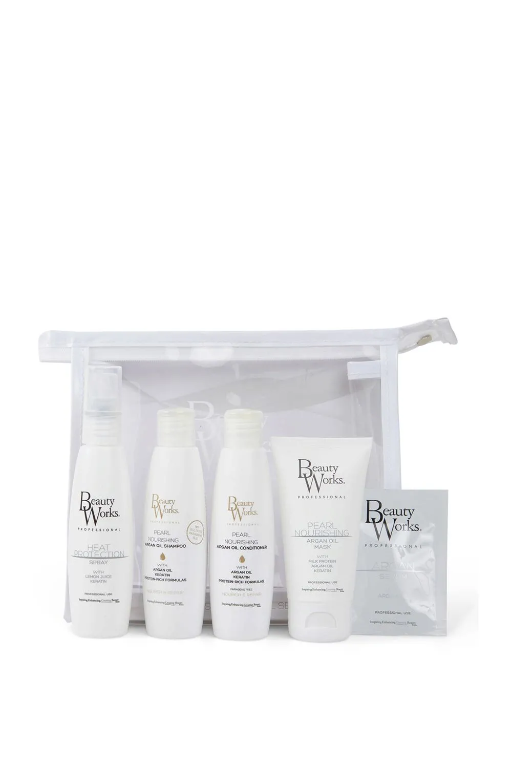Beauty Works Travel Set - Argan Moisture Repair (Sulfate Free) 50ml